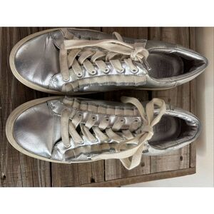 Tory Burch Silver Sneakers